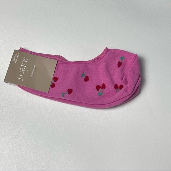 J.Crew Womens Heart and Cherries No Show Ankle Socks  New with tag - Picture 9 of 11